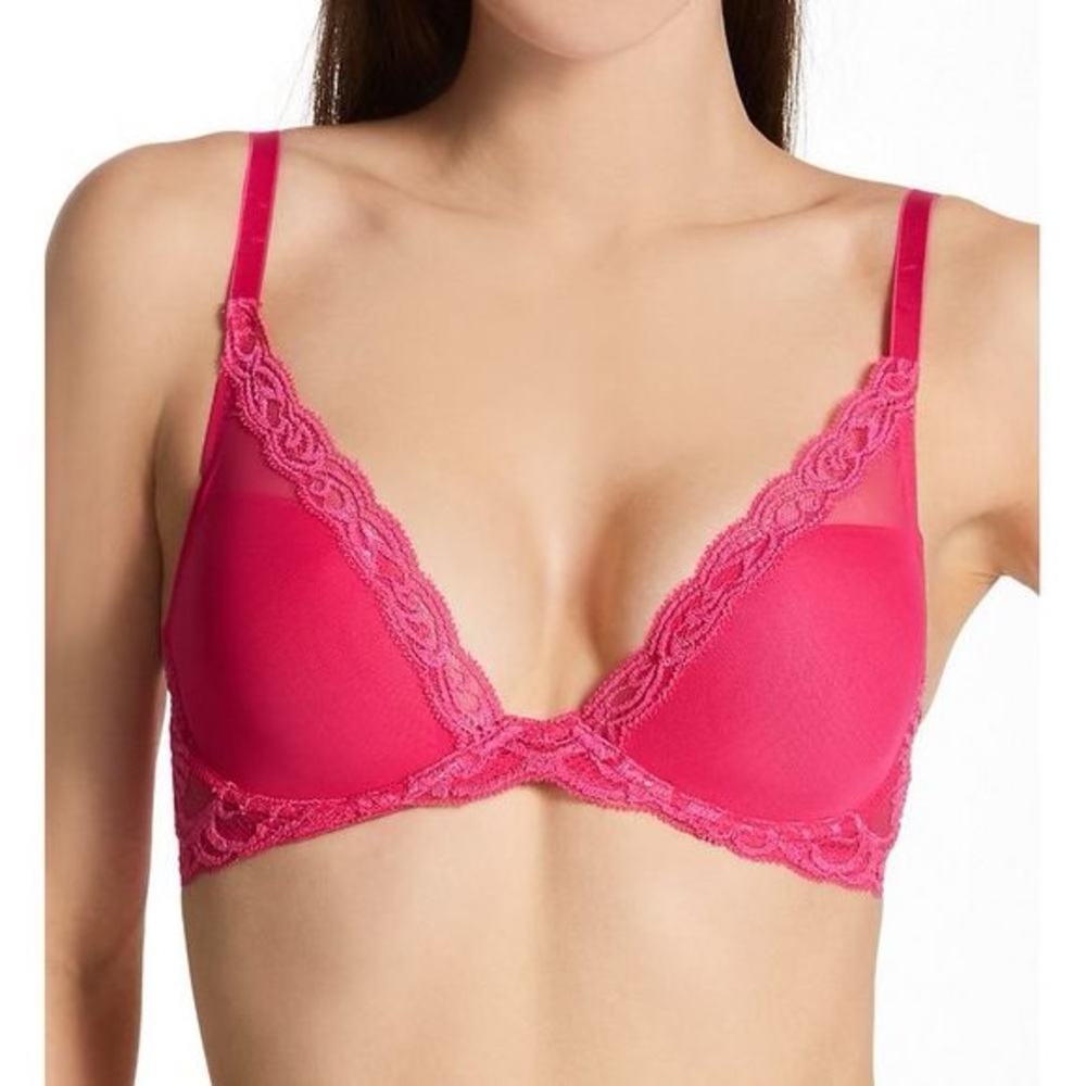 NWT Natori Feathers Bra Pink